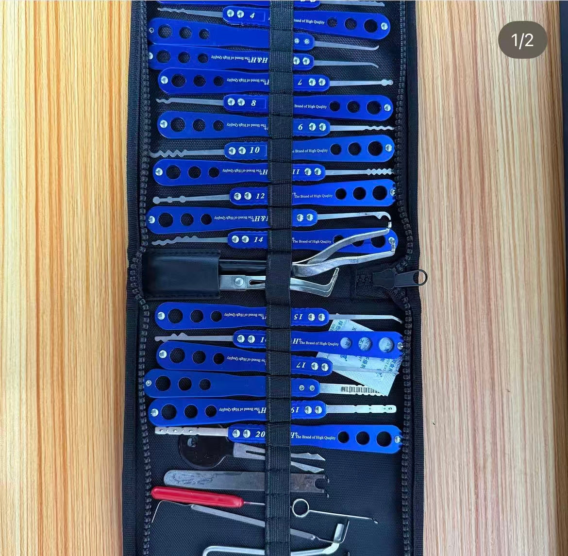 Factory Direct Supply Multi-piece Civil Lock Pick Set | Professional Locksmith Unlocking Kit with Carry Bag