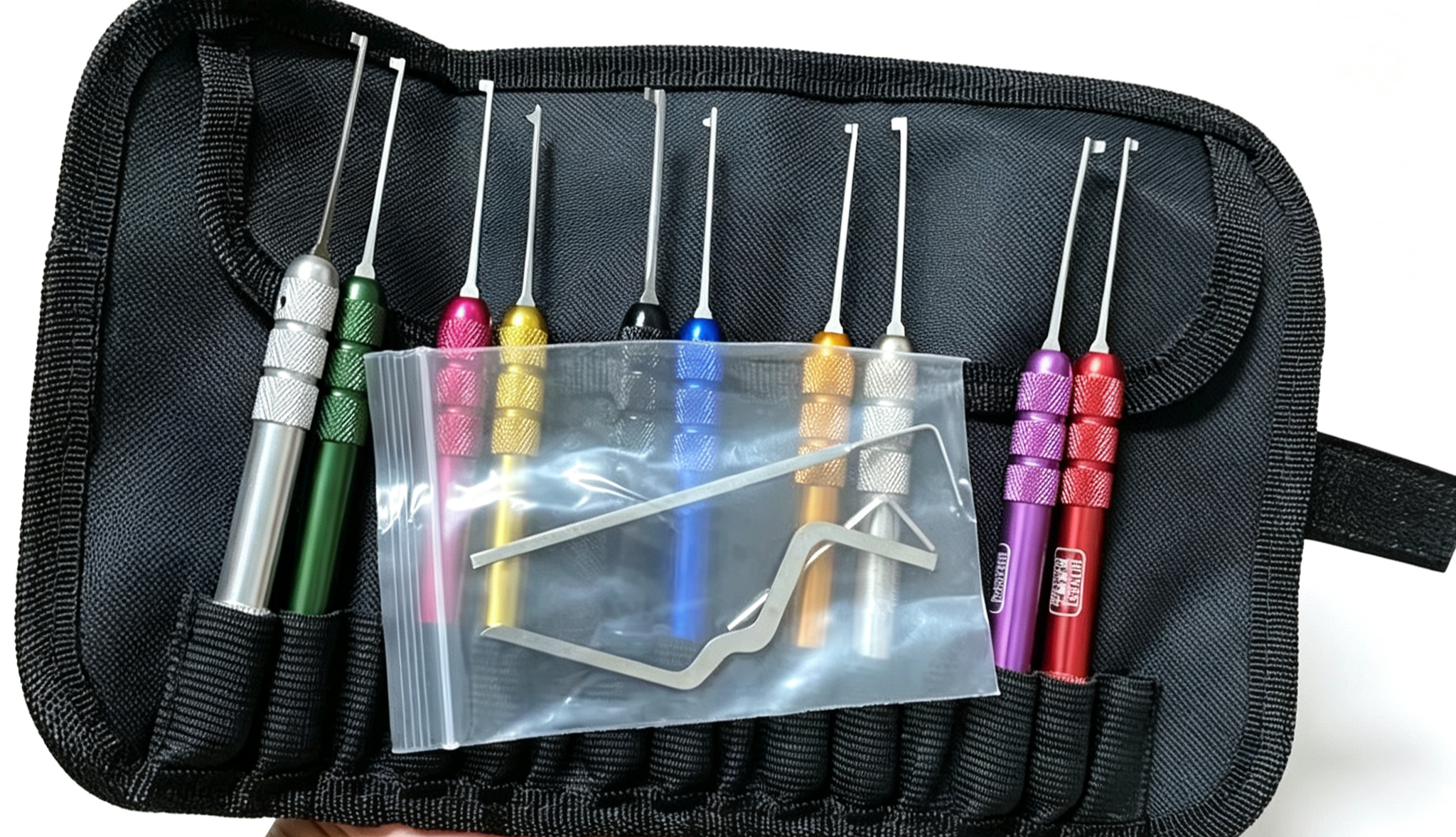 Factory Supply Colorful Kaba Hook Lock Pick Set | Stainless Steel Civil Locksmith Emergency Unlocking Tool Kit