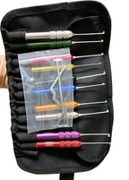 Factory Supply Colorful Kaba Hook Lock Pick Set | Stainless Steel Civil Locksmith Emergency Unlocking Tool Kit
