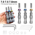 Factory Direct 3Pcs Plum Blossom Tubular Lock Pick Set | Stainless Steel Professional Locksmith Emergency Unlocking Tool Kit