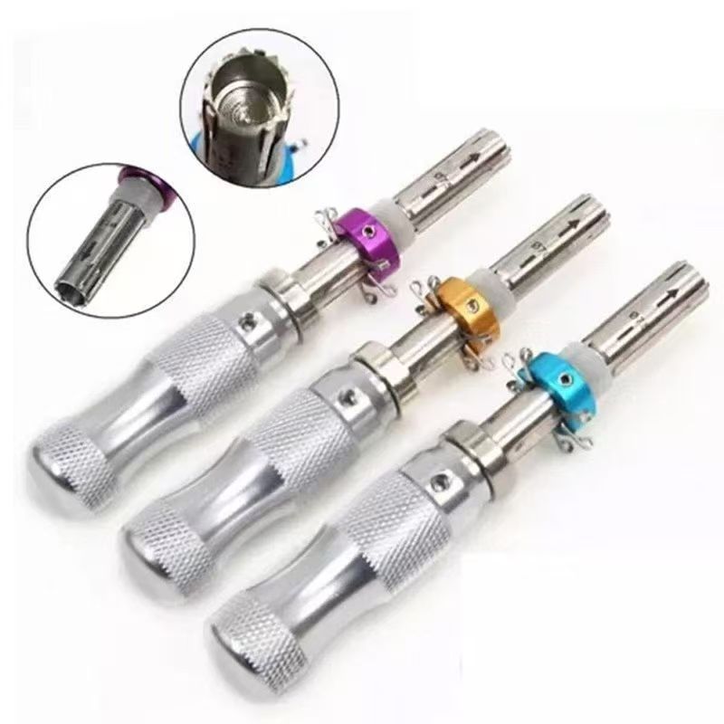 Factory Direct 3Pcs Plum Blossom Tubular Lock Pick Set | Stainless Steel Professional Locksmith Emergency Unlocking Tool Kit