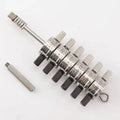 6-Dial Precision Lock Decoder Pick Tool | Non-Destructive Lock Opening & Key Bitting Reading for Professional Locksmiths