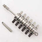 6-Dial Precision Lock Decoder Pick Tool | Non-Destructive Lock Opening & Key Bitting Reading for Professional Locksmiths