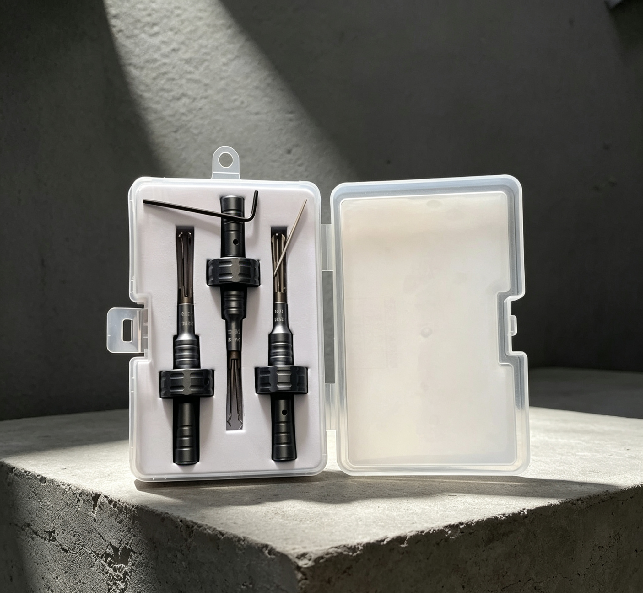  3PCS HUK Non-Destructive Lock Bypass Tool Set (6.0mm/6.5mm/7.0mm) - Professional Locksmith Opening Kit 