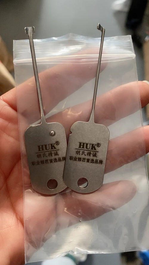 2PCS HUK Non-Destructive Lock Picks for Professional Locksmiths 🔧