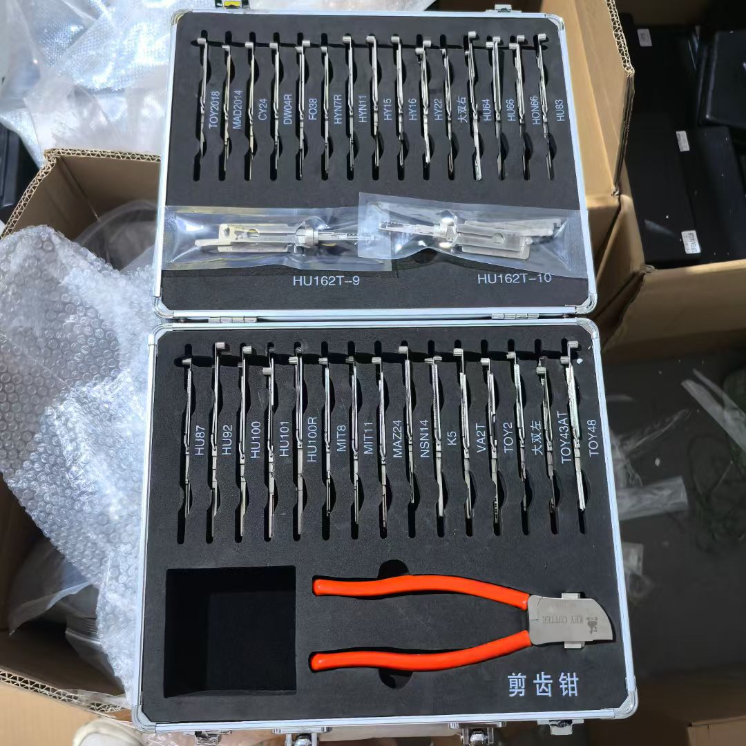 32PCS Professional Car Locksmith Tool Kit, Li's 2-in-1 Lock Picks for Door Lock & Key Repair