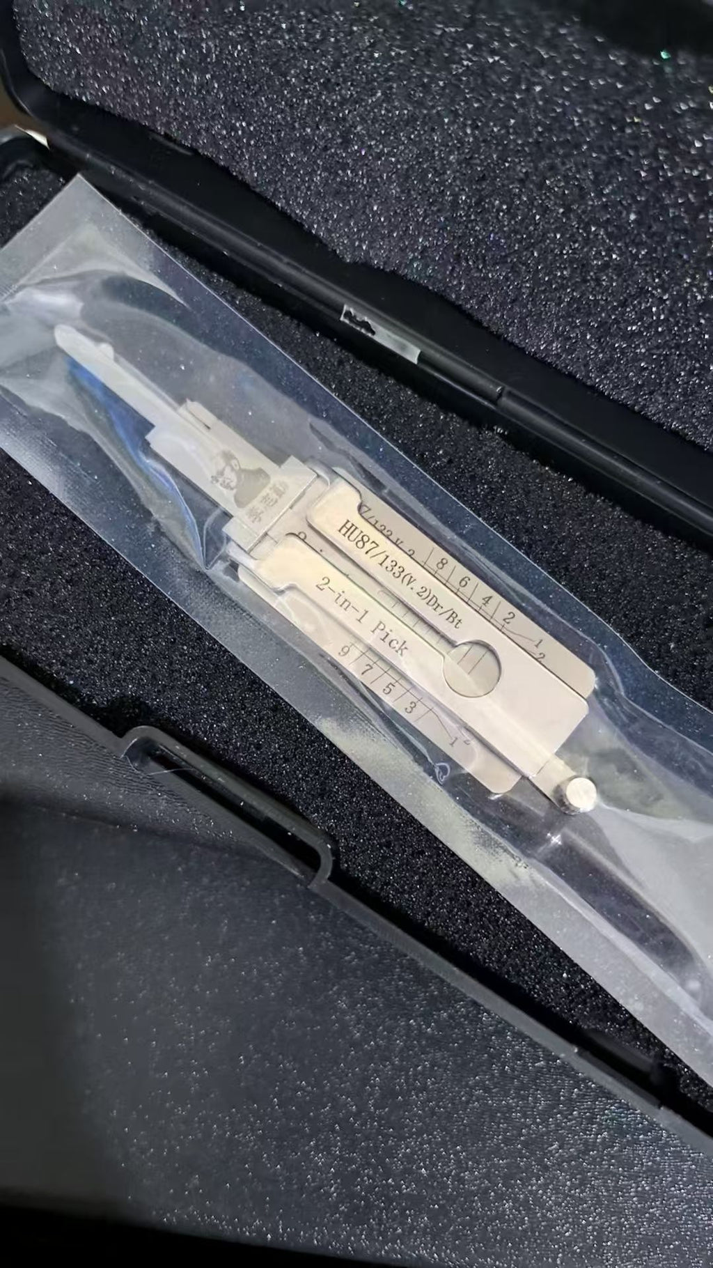 🔧 Lishi HU87/HU133 2-in-1 Pick Tool, Professional Locksmith Decoding Tool for Suzuki Vehicles