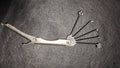 5-in-1 Foldable Stainless Steel Lock Pick Portable Multi-head Locksmith Unlock Tool