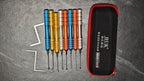 HUK 8Pcs Color Single Hook Lock Pick Set Locksmith Tools With Bag