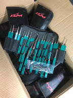 🔐 32 Pieces KLOM Professional Lock Pick Set Complete Locksmith Tools Kit with Storage Case 🧰