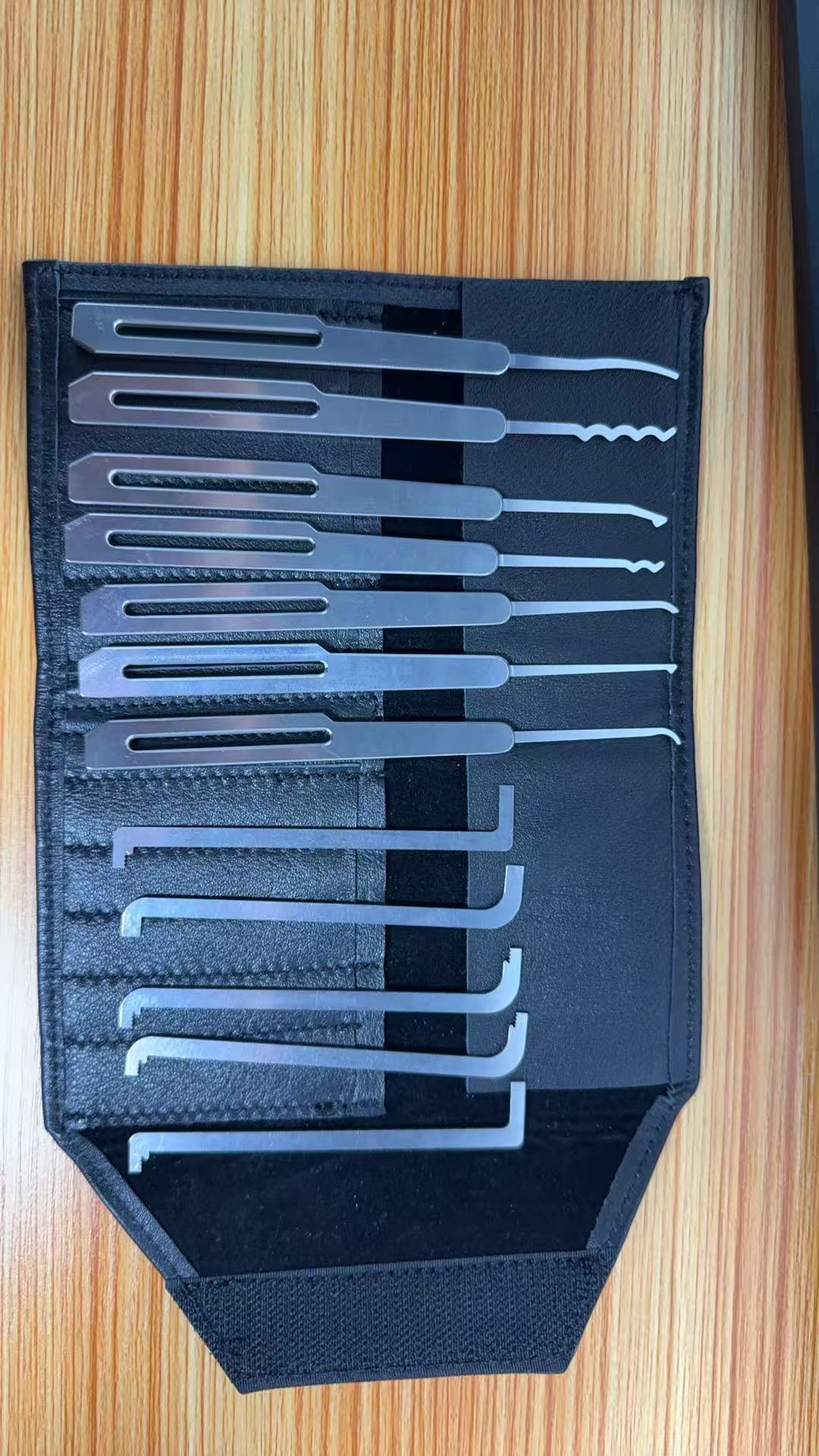 🔐 12Pcs High Strength Stainless Steel Lock Pick Set Professional Locksmith Tools Kit 🧰
