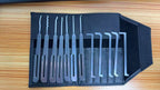 🔐 12Pcs High Strength Stainless Steel Lock Pick Set Professional Locksmith Tools Kit 🧰