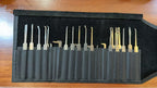 🔐 Professional Locksmith Tools Kit Complete Lock Pick Set Genuine Leather Storage Package 🧰