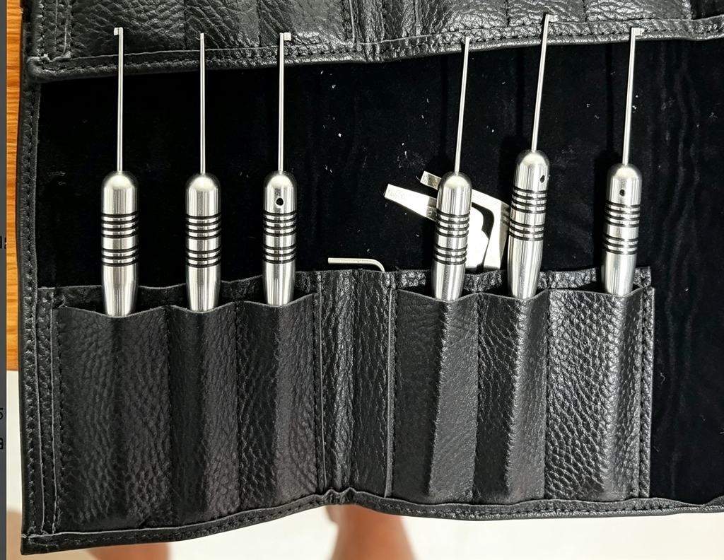 🔐 Kaba Groove Professional Locksmith Tools Kit High-End Precision Lock Pick Set 🧰