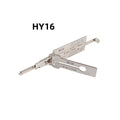 Lishi 2in1 HY16 Auto Pick Decoder Locksmith Tools Steel Material Supplies New Hyundai Elantra Forte Left Slot Locksmith