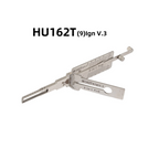 LISHI HU162T(9) 2 in 1 Decoder Pick Lock Cylinder Professional Automotive Locksmith Tool Auto Pick Sets Tools