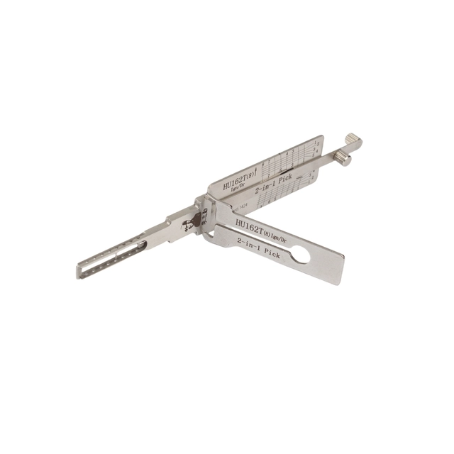 HU162T(8) Lishi 2 in 1 Lock Pick Set Hand Tool Suit Decoder Lishi Opener Locksmith Tools for Vehicle