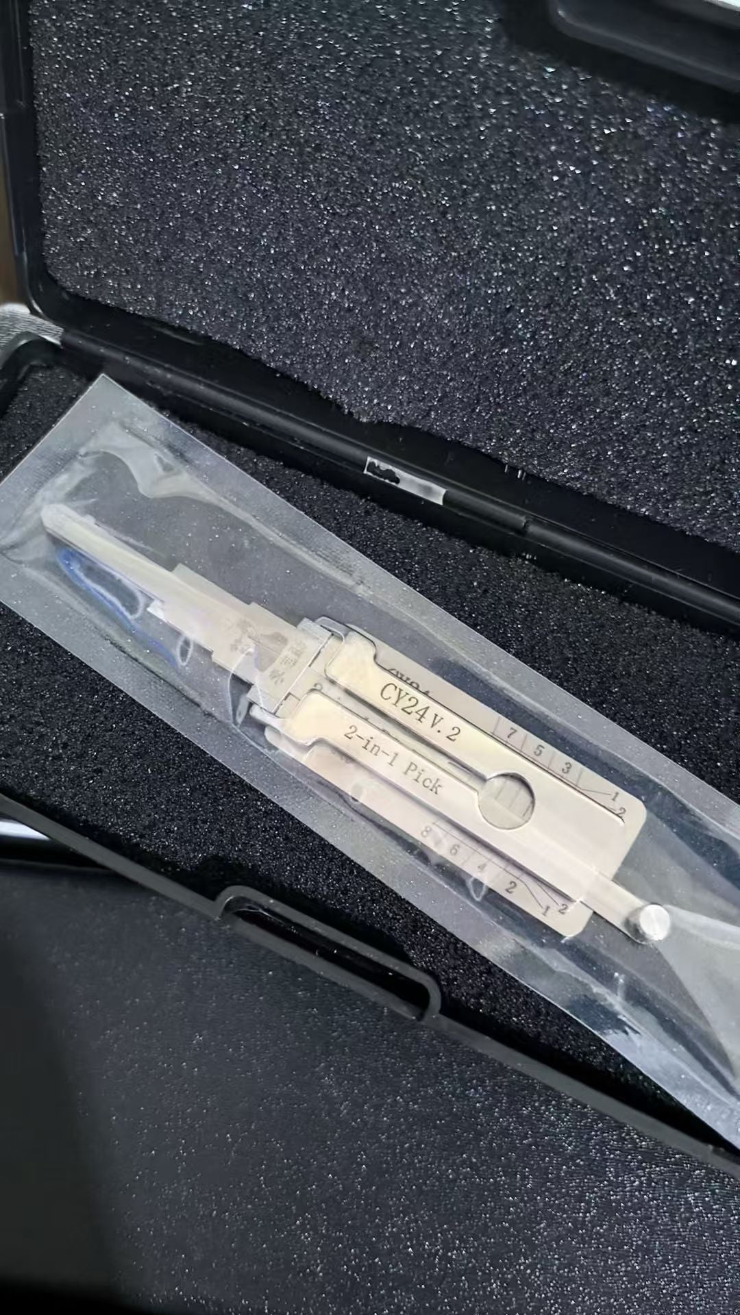 🔥 Lishi CY24 Key Reader Auto Tool 🔧 Car Lock Pick & Key Decoder Professional Locksmith Tool
