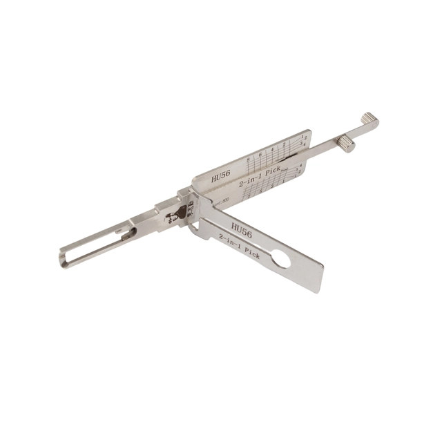 🔥 LISHI HU56 2-in-1 Auto Lock Pick & Decoder Tool 🔧 Professional Locksmith Tool for Volvo, Mitsubishi, Jaguar