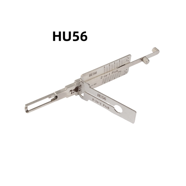 🔥 LISHI HU56 2-in-1 Auto Lock Pick & Decoder Tool 🔧 Professional Locksmith Tool for Volvo, Mitsubishi, Jaguar