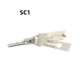 Lishi SC1 2-in-1 15 Pins Lock Pick & Decoder Tool 🔧 Professional Household Locksmith Tool