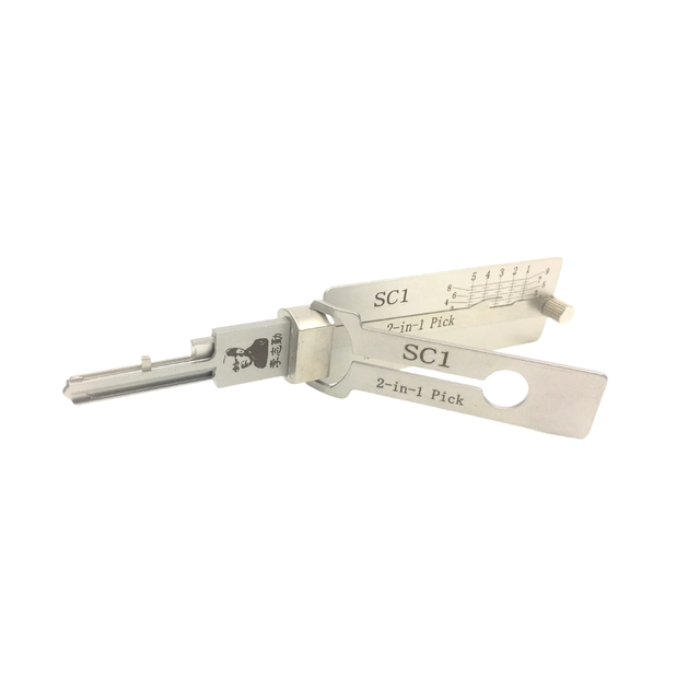 LISHI SC1 2-in-1 15 Pins Lock Pick & Decoder Tool 🔧 Professional Household Locksmith Tool