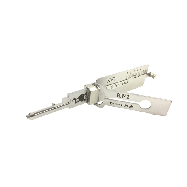 🔥 LISHI KW1 2-in-1 5 Pins Lock Pick & Decoder Tool 🔧 Professional Household Door Locksmith Tool