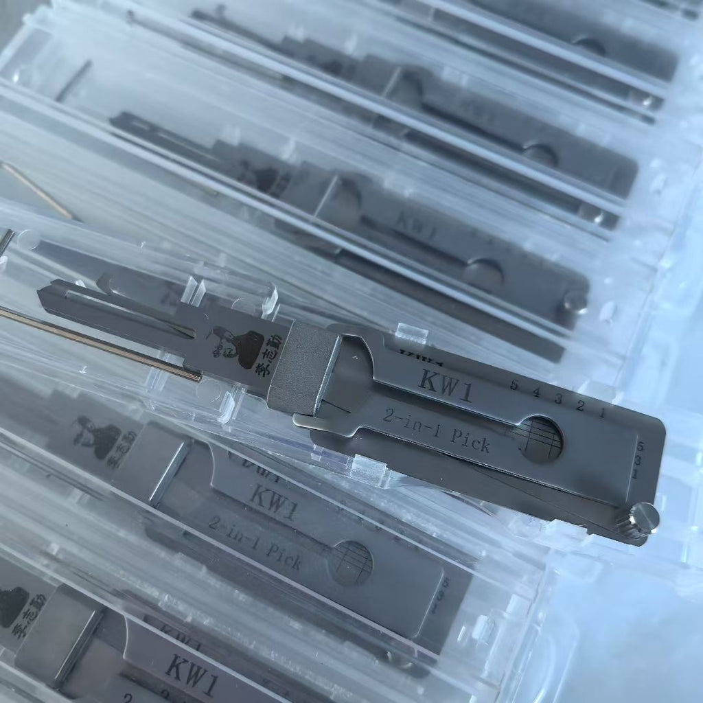 🔥 LISHI KW1 2-in-1 5 Pins Lock Pick & Decoder Tool 🔧 Professional Household Door Locksmith Tool