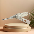 🔥 Lishi KW5 2-in-1 Stainless Steel Lock Pick & Decoder Tool 🔧 Professional Household Door Locksmith Tool