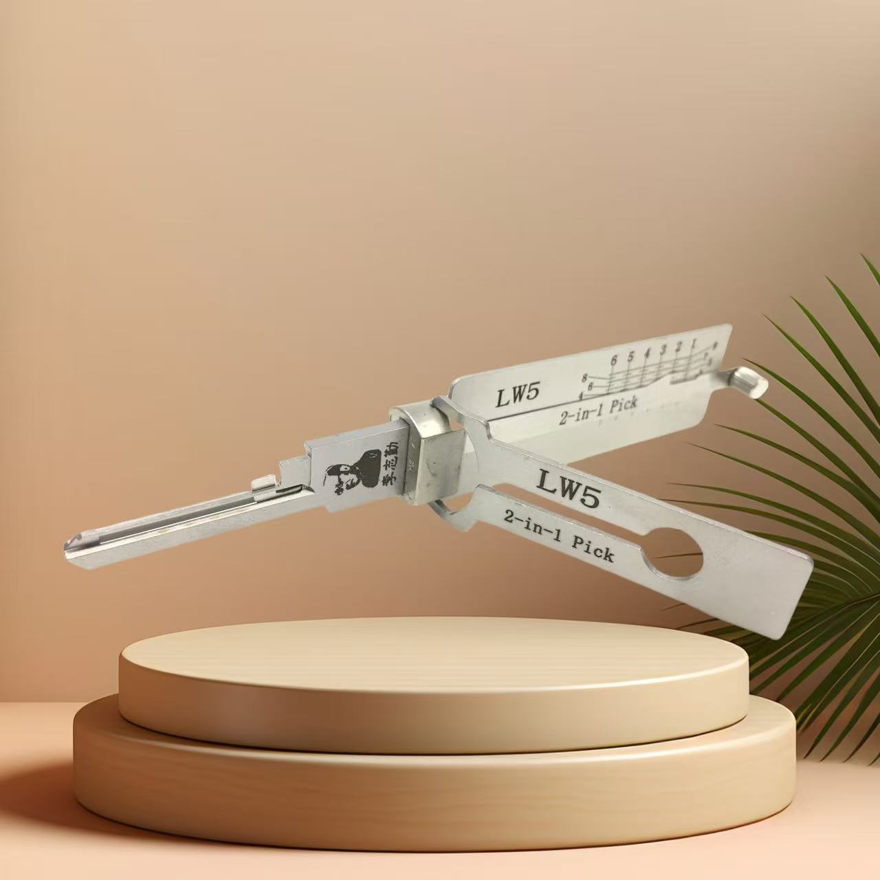 🔥 Lishi LW5 2-in-1 Lock Pick & Decoder Tool 🔧 Metal Professional Civil Lock Opener for Locksmiths
