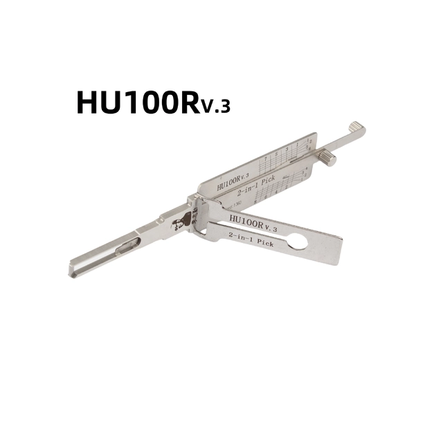 🔧 Lishi HU100R v.3 2-in-1 Pick Decoder Professional Locksmith Tool