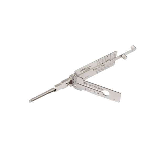 🔧 Lishi HU64 2-in-1 Pick Decoder Professional Locksmith Tool
