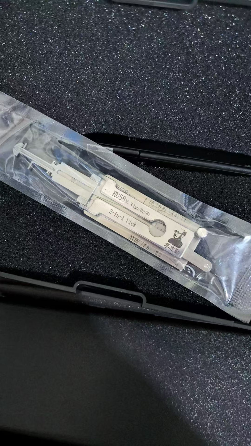 🔧 Lishi HU58 2-in-1 Pick Tool, Professional Locksmith Decoding Tool for Classic BMW E-Series Vehicles
