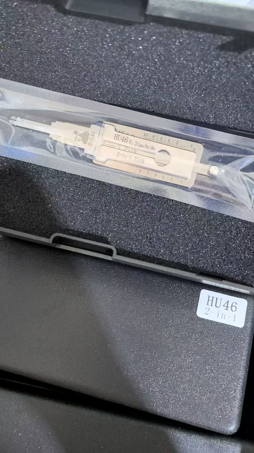 🔧 Lishi HU46 2-in-1 Auto Pick Decoder Professional Locksmith Tool