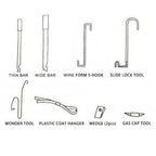 9PCS Car Door Emergency Unlock Tool Kit, Vehicle Lock Out Lost Key Opening Tools with Air Wedge Pump