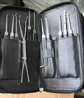 🔧24-Piece Lock Pick Set Professional Locksmith Tools Kit with Leather Storage Case