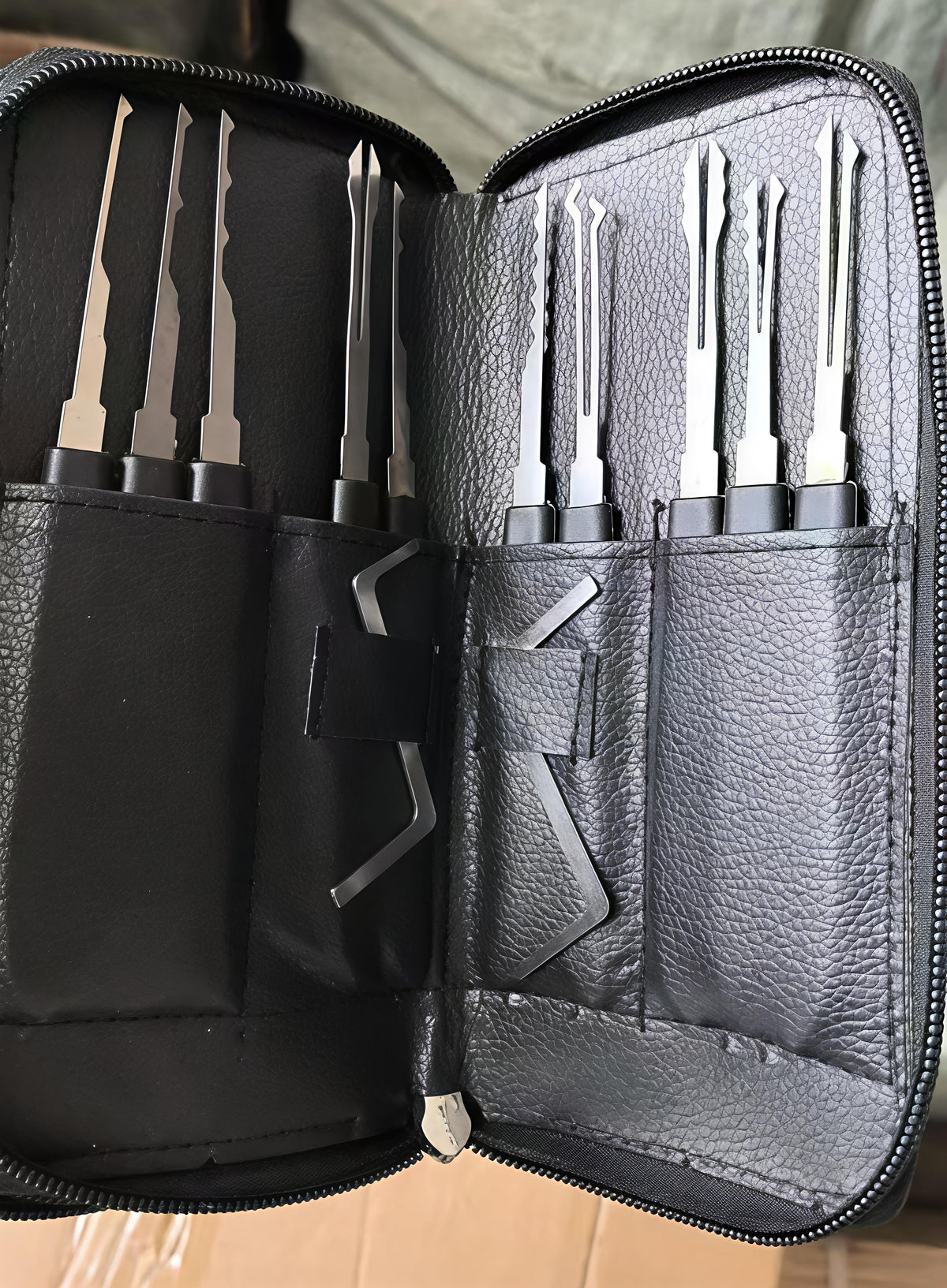 🔧24-Piece Lock Pick Set Professional Locksmith Tools Kit with Leather Storage Case