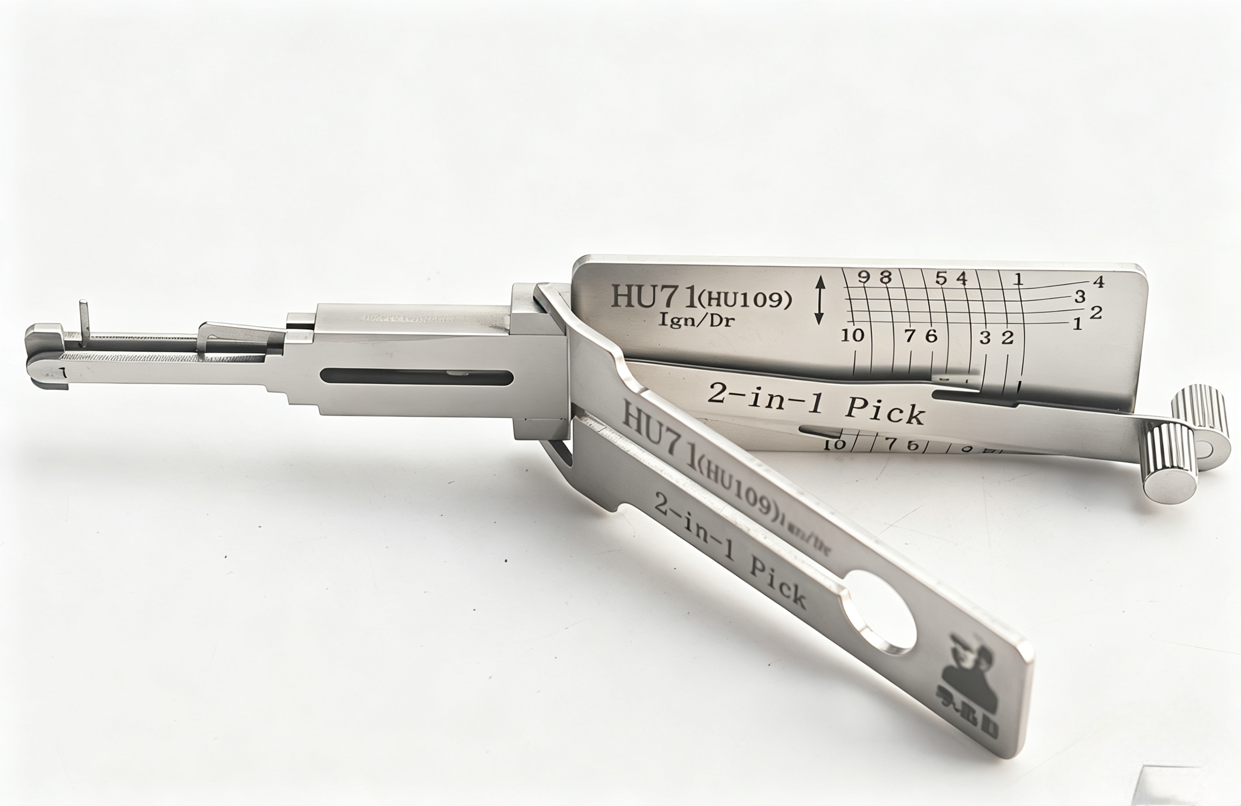 🔥 Lishi HU71 Ignition Door 2-in-1 Lock Pick & Decoder Set 🔧 Professional Unlocking Tool for Land Rover