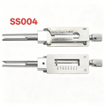 Lishi SS004 2-in-1 Door Lock Pick Decoder, Buyang Single Row Semi-Circular Residential Lock Tool
