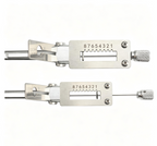 Lishi SS004 2-in-1 Door Lock Pick Decoder, Buyang Single Row Semi-Circular Residential Lock Tool