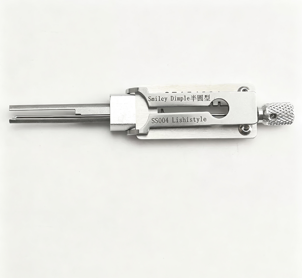 Lishi SS004 2-in-1 Door Lock Pick Decoder, Buyang Single Row Semi-Circular Residential Lock Tool