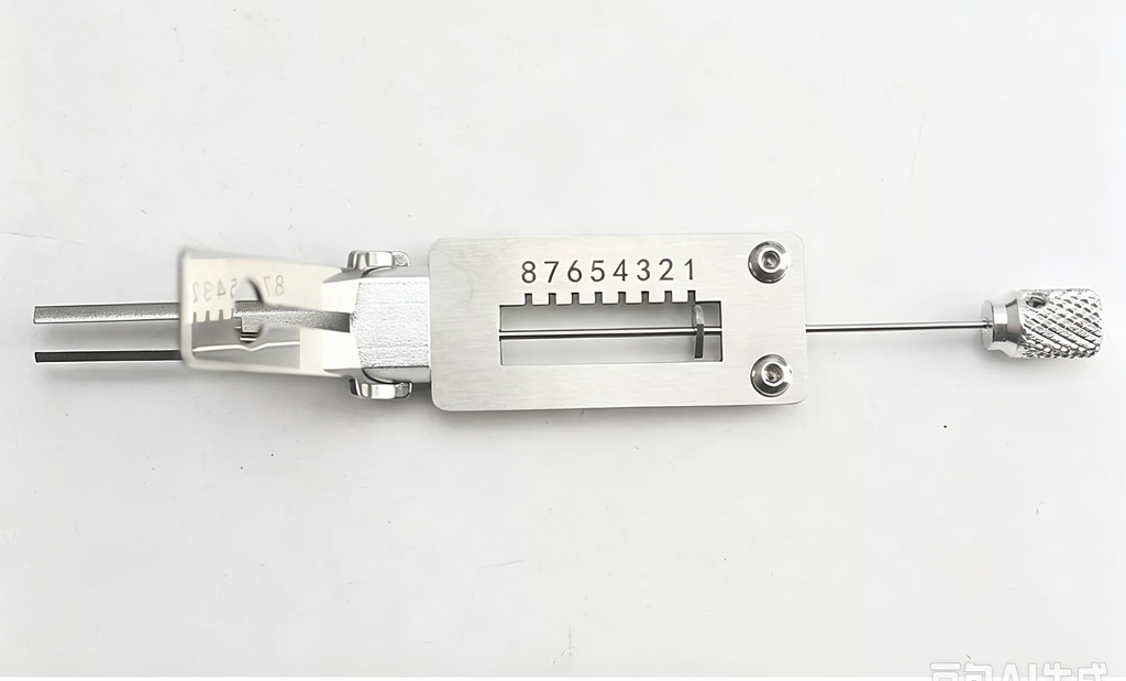 Lishi SS004 2-in-1 Door Lock Pick Decoder, Buyang Single Row Semi-Circular Residential Lock Tool