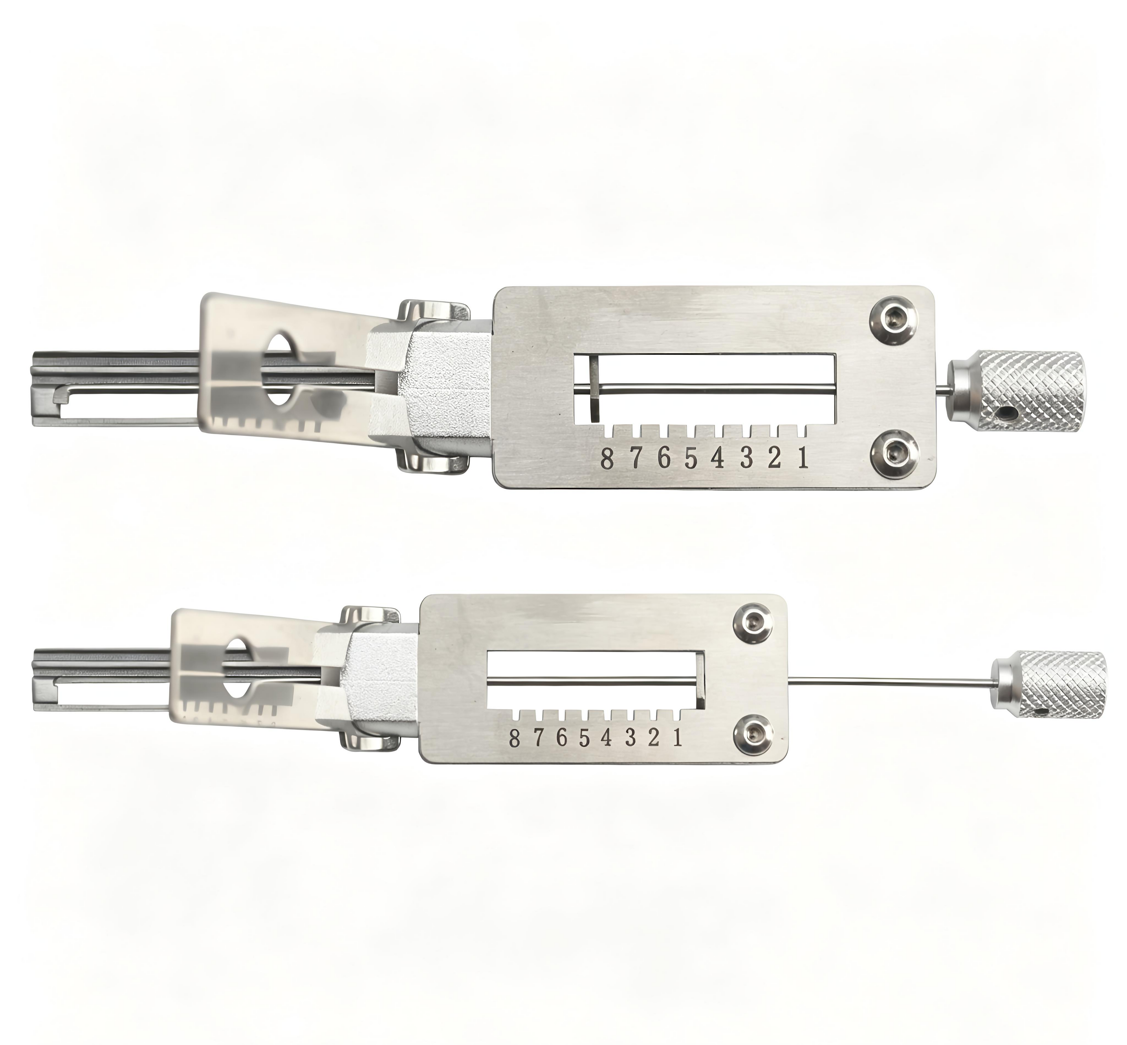 🔧Lishi SS005 2-in-1 Door Lock Pick Decoder, Positive Groove Kaba Civil Lock Tool