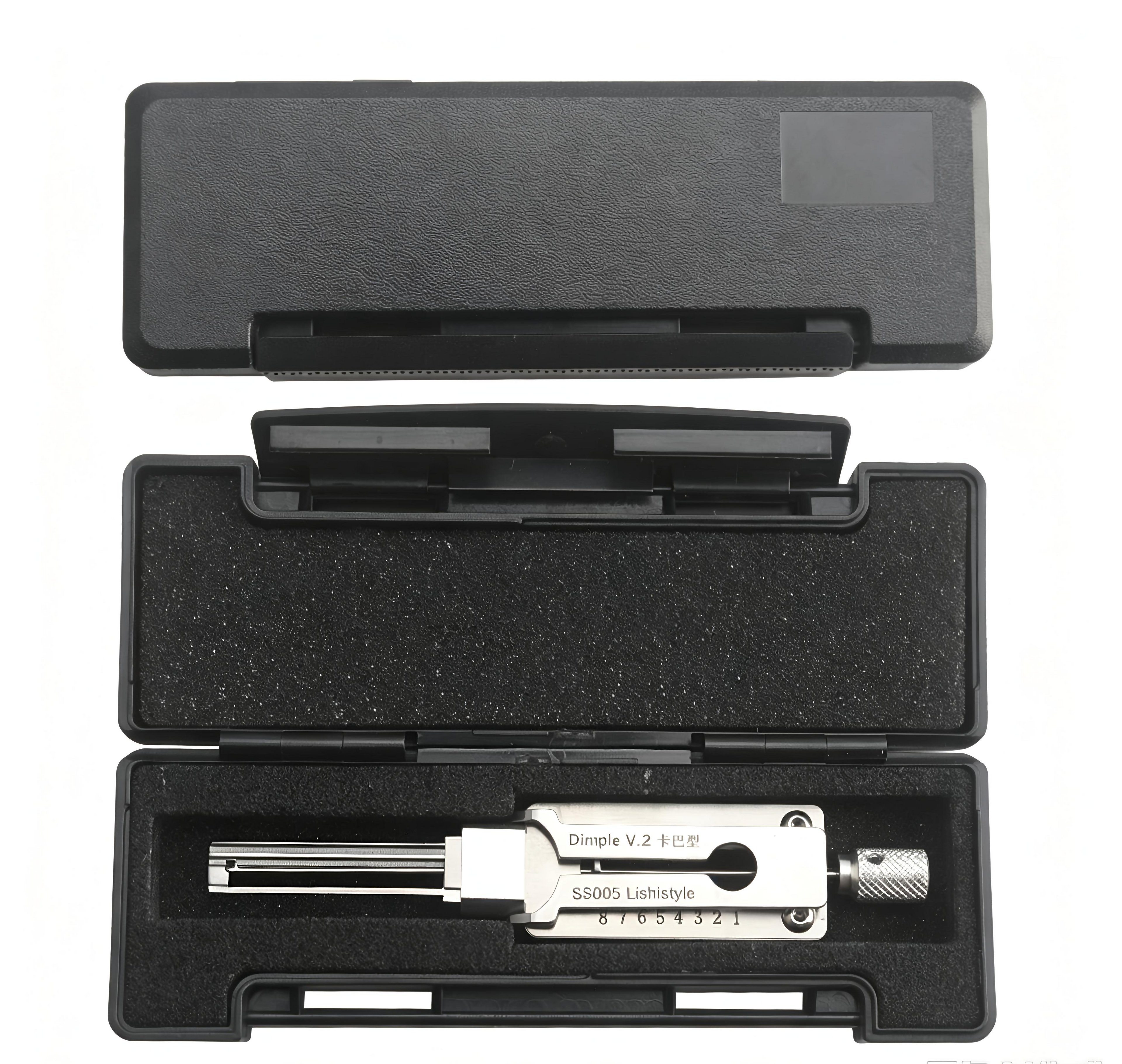 🔧Lishi SS005 2-in-1 Door Lock Pick Decoder, Positive Groove Kaba Civil Lock Tool