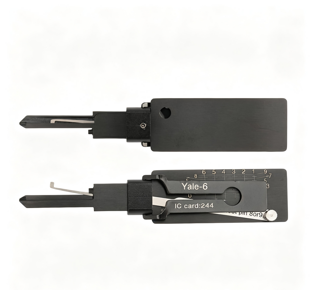 Lishi Yale-6 2-in-1 Door Lock Pick Decoder Tool for Yale Locks
