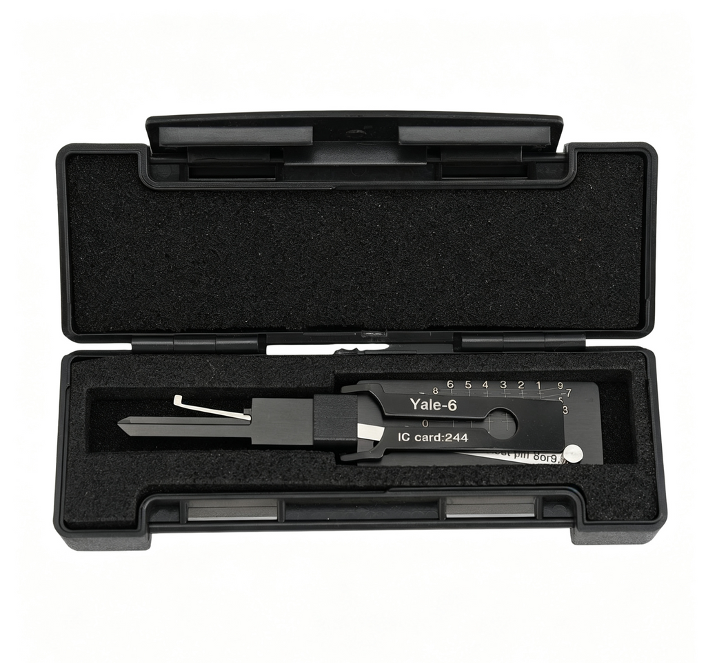 Lishi Yale-6 2-in-1 Door Lock Pick Decoder Tool for Yale Locks