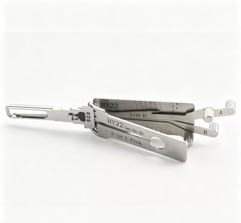 🔧 Lishi HY22 2-in-1 Pick Decoder Professional Locksmith Tool Auto
