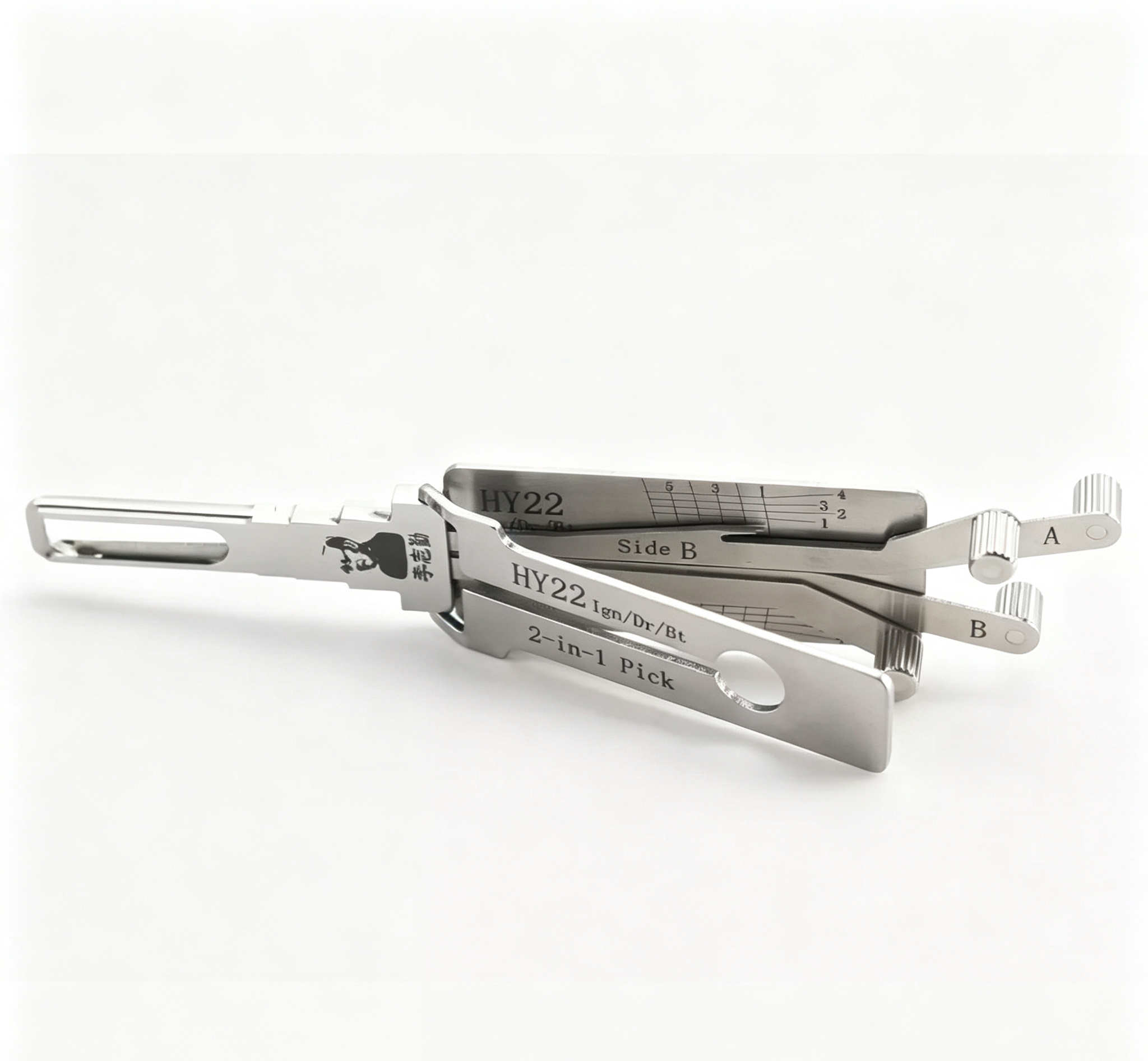 🔧 Lishi HY22 2-in-1 Pick Decoder Professional Locksmith Tool Auto