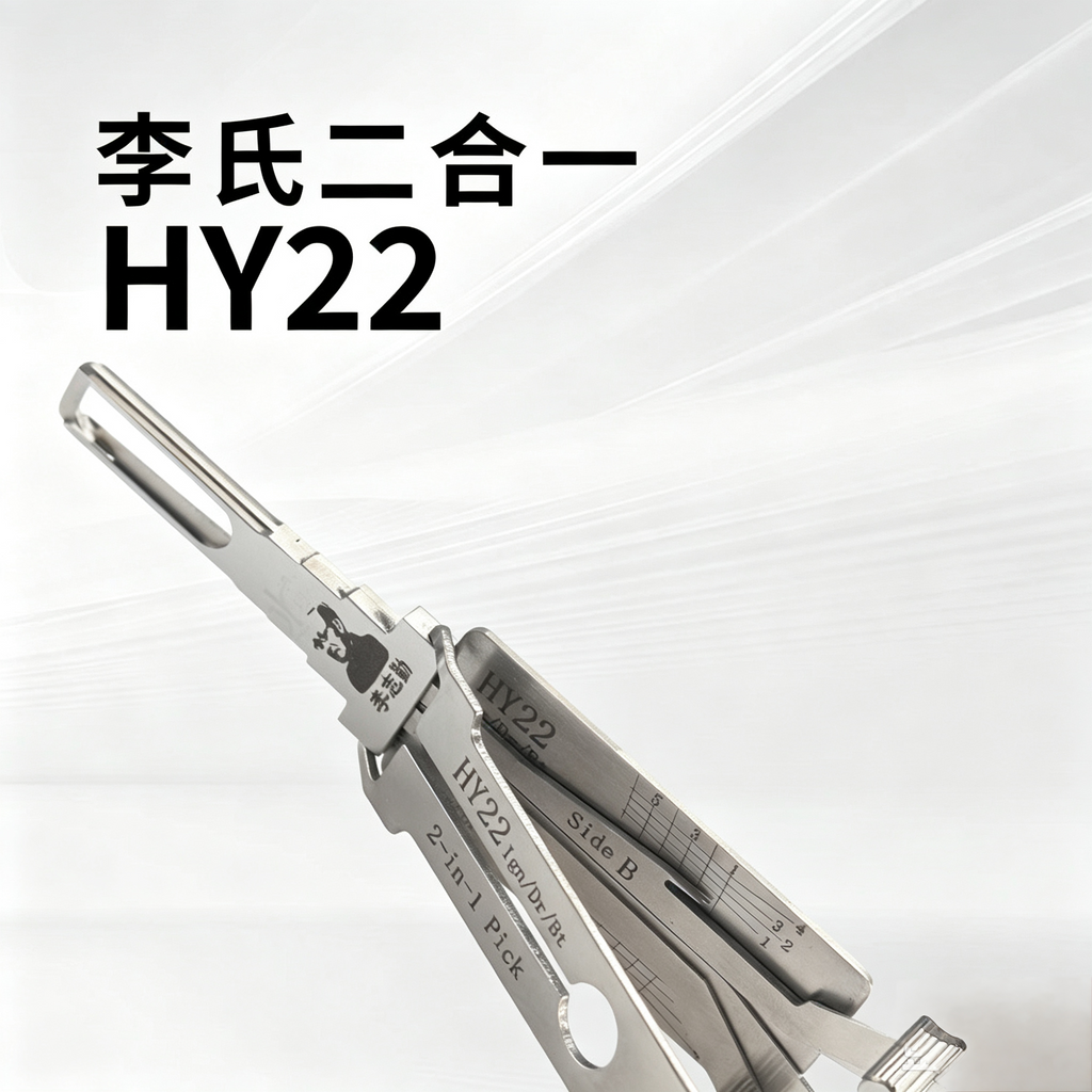 🔧 Lishi HY22 2-in-1 Pick Decoder Professional Locksmith Tool Auto