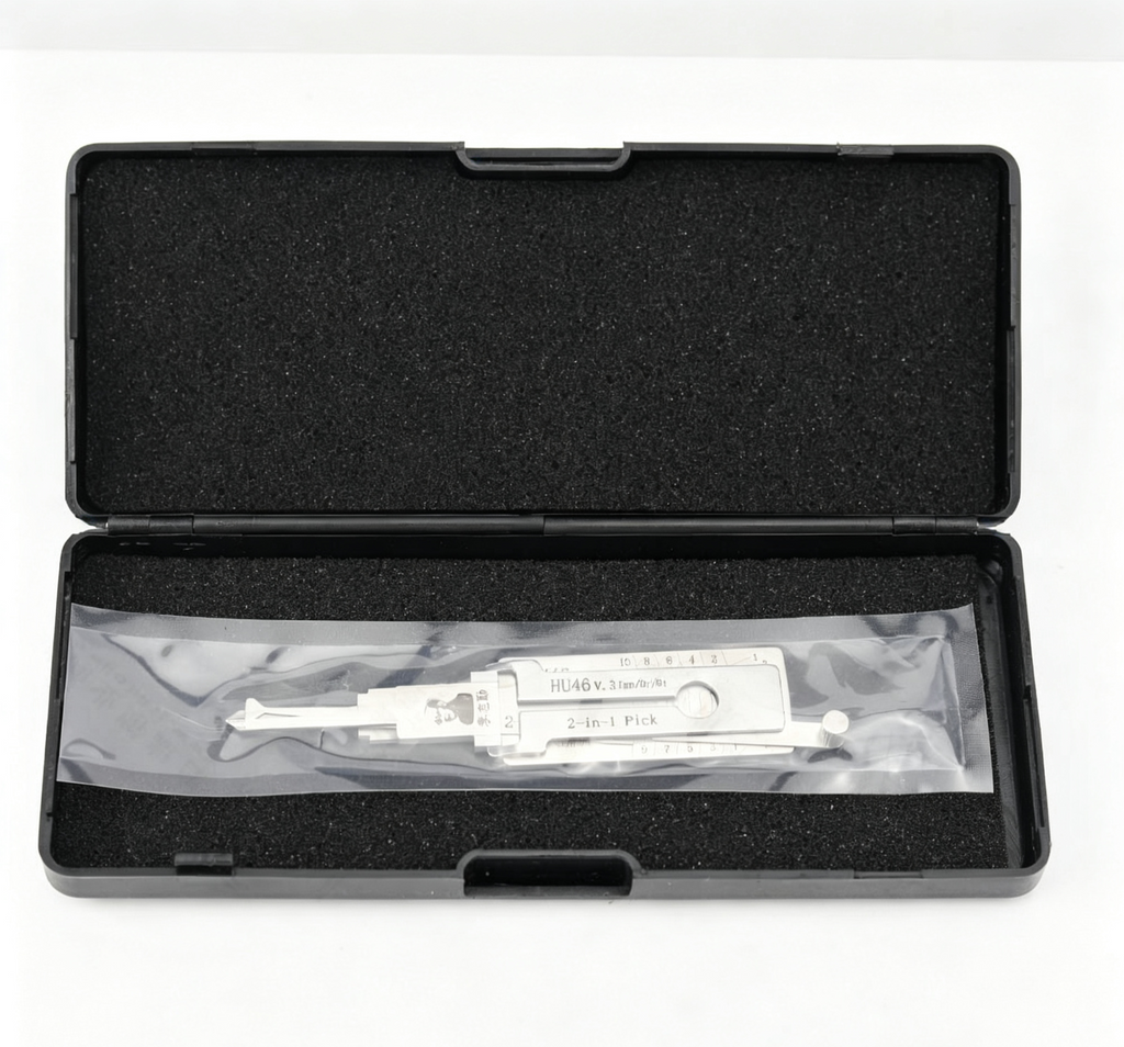 🔧 Lishi HU46 2-in-1 Auto Pick Decoder Professional Locksmith Tool